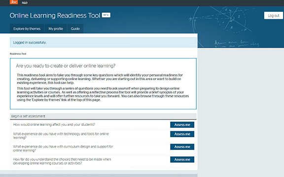 online-learning-tool-start-screen