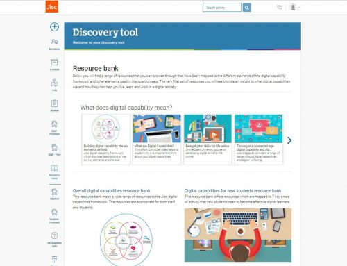 Jisc discovery tool